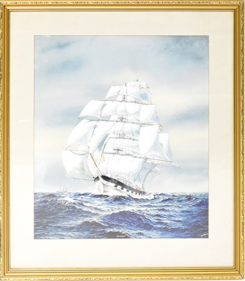 Lot 551 - J. C. AUSTIN (20th century); gouache and...