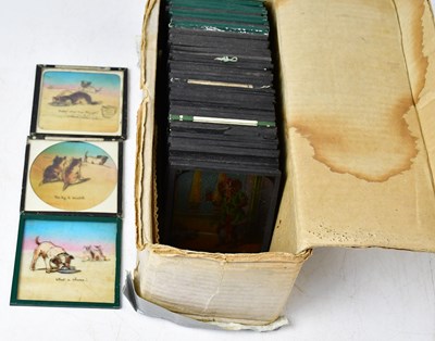Lot 460 - A collection of magic lantern slides,...