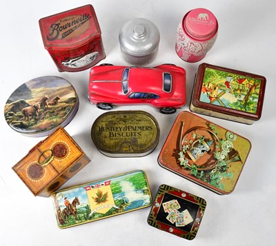 Lot 415 - A collection of vintage tins, including...