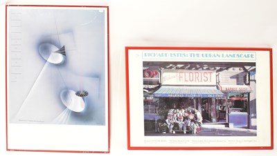 Lot 584 - Three art exhibition posters, one for Richard...