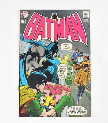 Lot 2014 - COMICS: DC: BATMAN; No 222, Neal Adams cover...