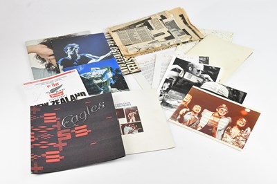 Lot 1379 - A collection of music related ephemera...