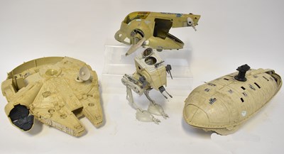 Lot 392 - STAR WARS; various toys, including an 'AT-AT',...
