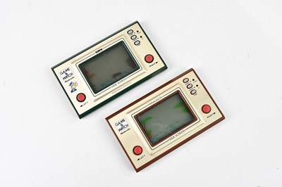 Lot 1407 - NINTENDO; two Game & Watch handhelds, to...