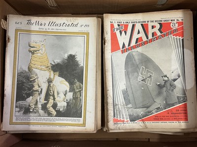 Lot 35 - THE WAR ILLUSTRATED; a quantity of magazines...
