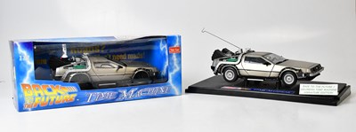Lot 343 - BACK TO THE FUTURE; a diecast DeLorean Time...