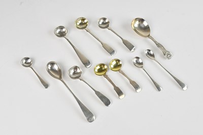Lot 268 - A Victorian hallmarked silver Kings pattern...