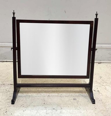 Lot 163 - A 19th century mahogany toilet mirror, height...