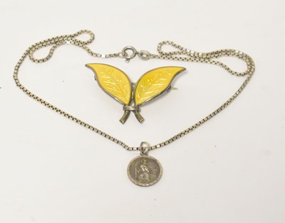 Lot 998 - Two items of Scandinavian jewellery,...