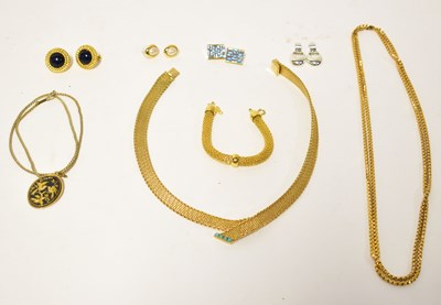 Lot 1027 - Vintage designer and other costume jewellery,...