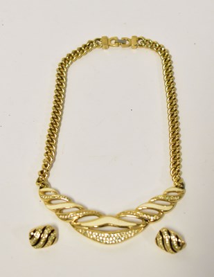 Lot 999 - CHRISTIAN DIOR; a vintage gold-plated...