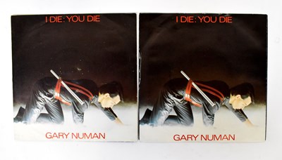 Lot 326 - GARY NUMAN; two copies of 'I Die, You Die' in...