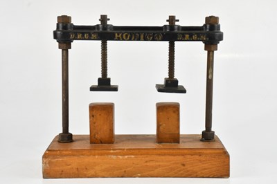 Lot 288 - RODRIGO; a shoe maker's clamp, width 32cm.