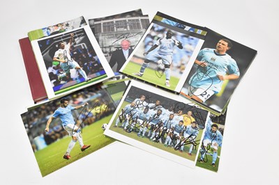 Lot 675 - MANCHESTER CITY; a collection of thirty signed...