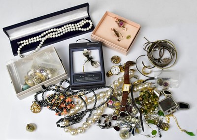 Lot 1008 - A quantity of costume jewellery, to include...