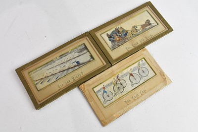 Lot 1226 - THOMAS STEVENS; three 19th century...