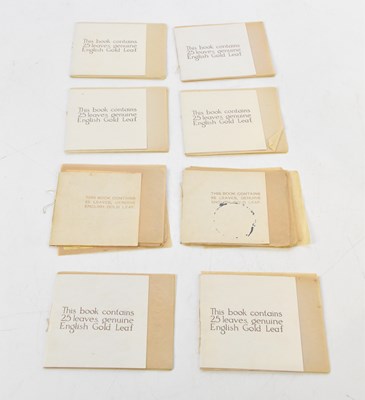Lot 222 - A pouch of assorted gold leaf.