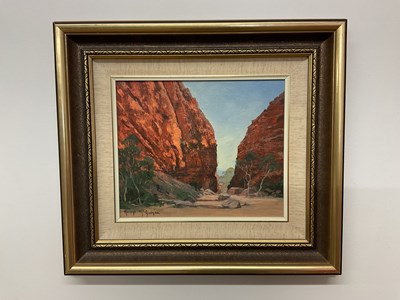 Lot 154 - NANCYE MCGUIGAN F.A.I.H.A; oil on board,...