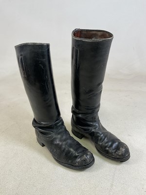Lot 46 - A pair of German WWII officer's boots.