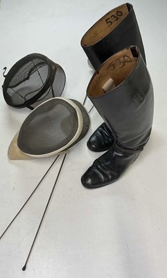 Lot 188 - LEON PAUL; fencing equipment comprising two...