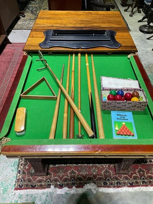 Lot 238 - RILEY; a half size mahogany framed combination...