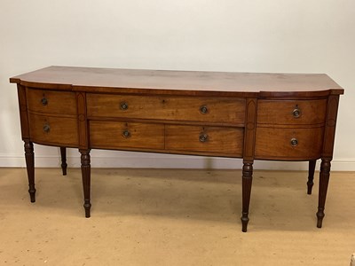 Lot 241 - A large Regency mahogany sideboard of...