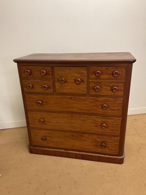 Lot 248 - A Victorian mahogany Scottish chest of drawers,...