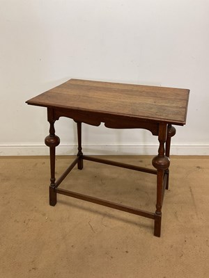 Lot 306 - An oak Arts and Crafts rectangular occasional...