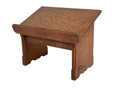 Lot 1 - WORKSHOP OF ROBERT 'MOUSEMAN' THOMPSON; an oak...