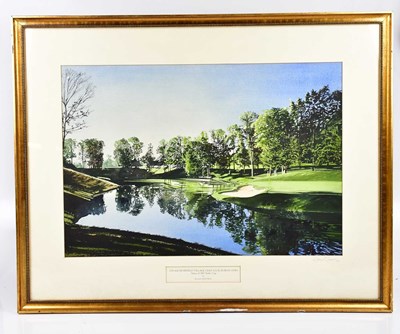 Lot 163 - KENNETH REED FRSA; watercolour, '12th Hole...