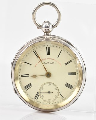 Lot 1147 - J G GRAVES, SHEFFIELD; a key wind open faced...