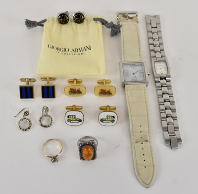 Lot 1443 - A small quantity of assorted costume jewellery...