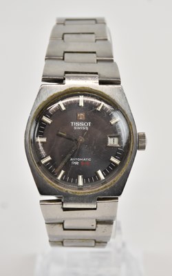 Lot 1528 - TISSOT; a gentleman’s stainless steel...