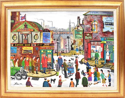 Lot 769 - ATTRIBUTED TO SEAN RICE (1931-1997); oil...