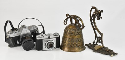 Lot 318 - YASHICA; a TL Electro-X vintage camera, a...