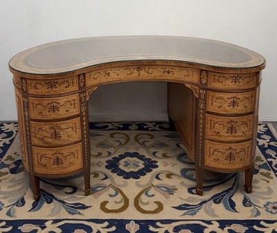 Lot 1 - EDWARDS & ROBERTS; an Edwardian Sheraton...