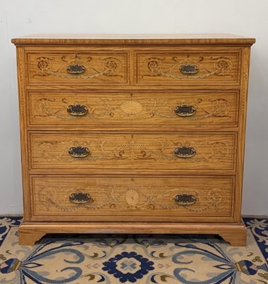Lot 6 - EDWARDS & ROBERTS; an Edwardian Sheraton...