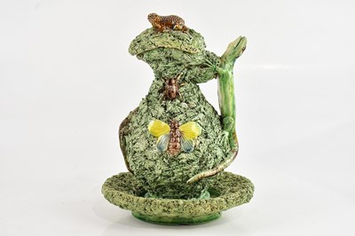 Lot 1007 - MANUEL MAFRA; a 19th century Pallisy ware...