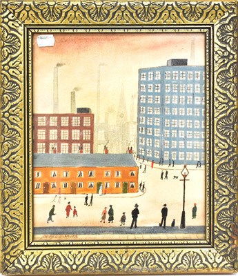 Lot 773 - UNATTRIBUTED; in the manner of L. S. Lowry,...
