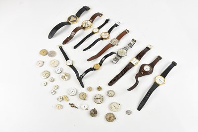 Lot 421 - A collection of vintage and other wristwatches...