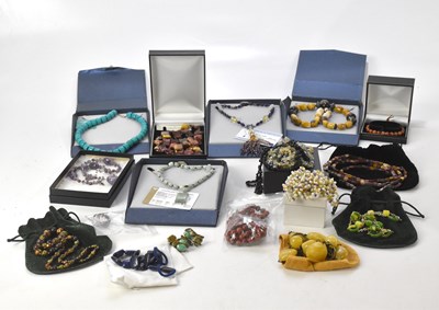 Lot 388 - A collection of costume jewellery, mainly...