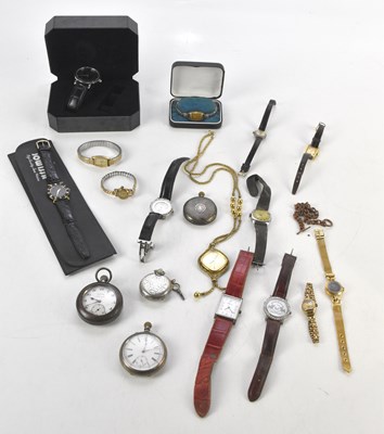 Lot 423 - A collection of watches, mainly comprising...
