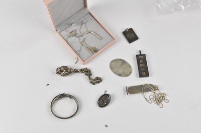 Lot 721 - A collection of fine 999 silver, hallmarked...