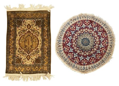 Lot 75 - A good quality modern Persian style circular...