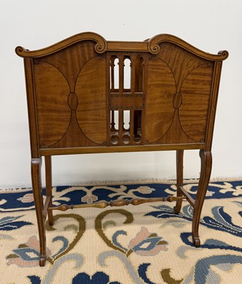 Lot 49 - An Edwardian satinwood, crossbanded and ebony...