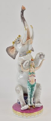 Lot 482 - PETER STRANG FOR MEISSEN; a porcelain figure...