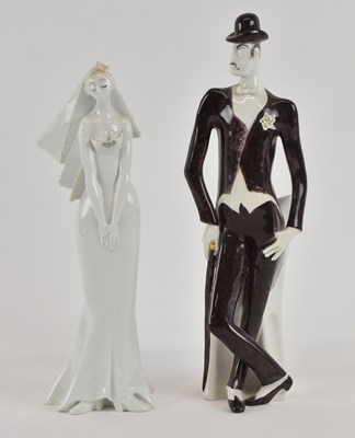 Lot 491 - PETER STRANG FOR MEISSEN; a pair of 1970s...
