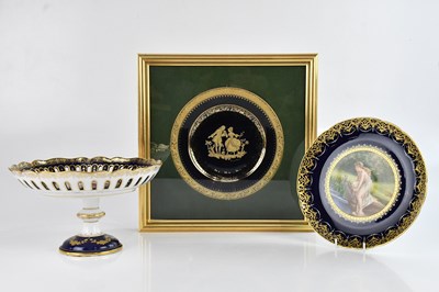 Lot 264 - VIENNA; a 19th century comport, with central...