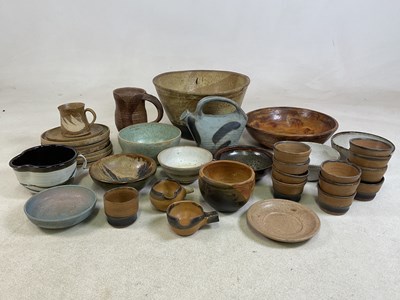 Lot 237 - A quantity of rustic pottery, to include bowls,...