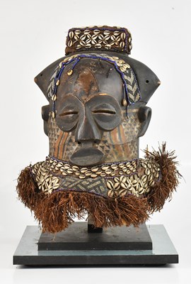 Lot 353 - A Central African Kuba ceremonial mask...
